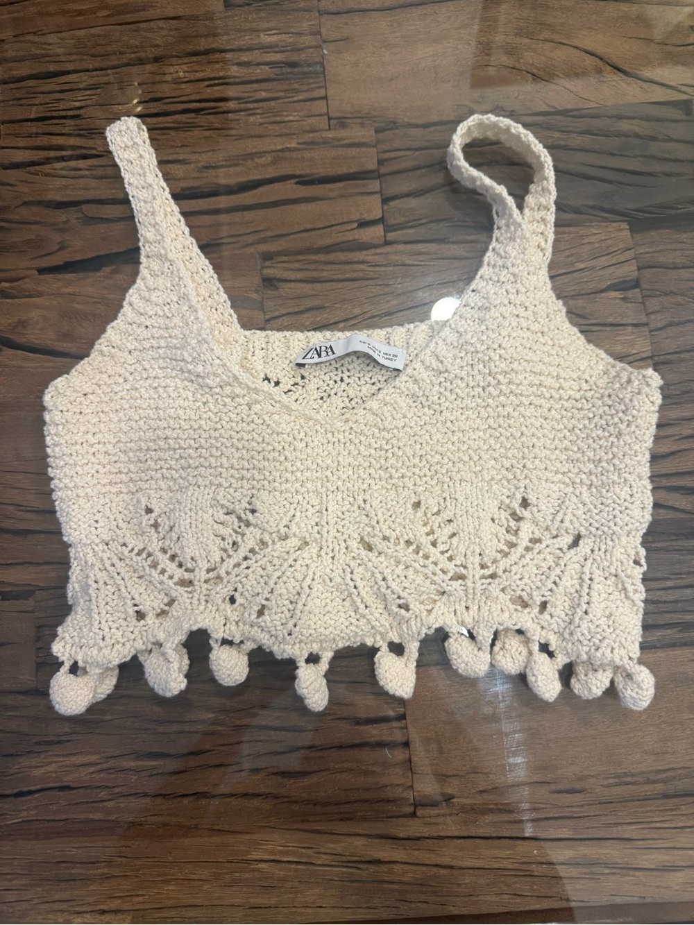 Zara crochet top